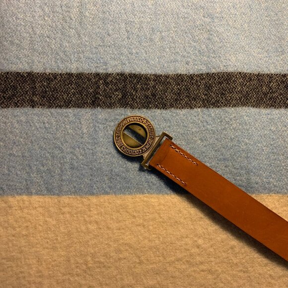 Swiss Boy Scout leather belt vintage - Picture 3 of 13